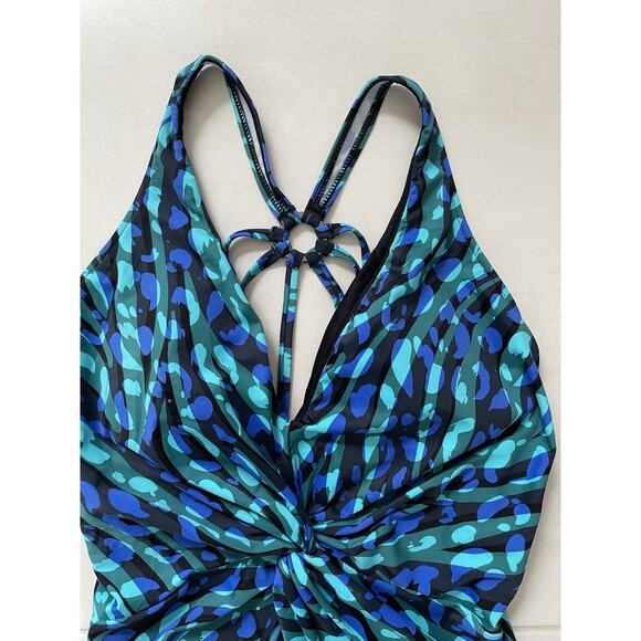 Magic Suit Swim One Piece Swimsuit Print Strappy Back Swimwear - Picture 2 of 10